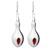 Fucshia earrings Red